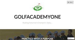 Desktop Screenshot of golfacademyone.com