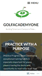 Mobile Screenshot of golfacademyone.com